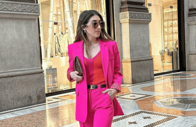 Metallic pant: H Κύπρια που μάς δείχνει πως να το φορέσουμε μέρα και νύχτα