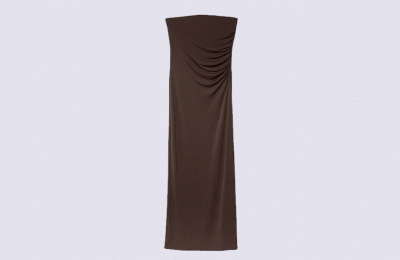 Μακρύ suede παλτό €59.99 από Stradivarius