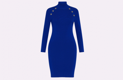 Μπλε electric knit φόρεμα από Marella   