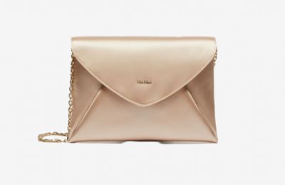 Viscose and silk satin clutch bag €409 από Max Mara