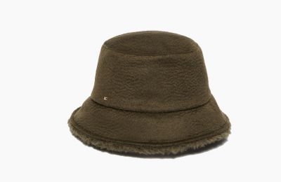 Camel-hair με teddy cloche καπέλο από Max Mara
