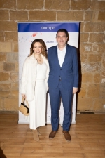 Η Μικαέλα Μέσσιου Παπαχαραλάμπους και ο Ανδρέας Παπαχαραλάμπους