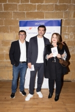 Ο Χρίστης Λοττίδης, ο Λευτέρης Ζαμπετάκης και η Μαρία Λοττίδη