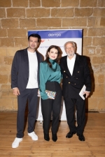 Ο Λευτέρης Ζαμπετάκης, η Χριστίνα Παυλίδου και ο Βαρνάβας Κυριαζής 