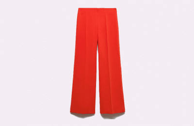 Πορτοκαλί tailored παντελόνι €49.99 από Mango   
