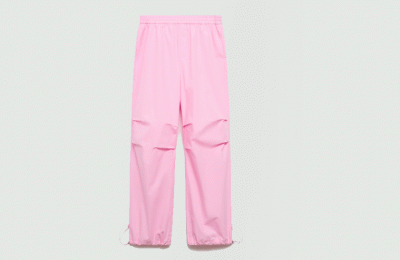 Cotton parachute παντελόνι από Mango