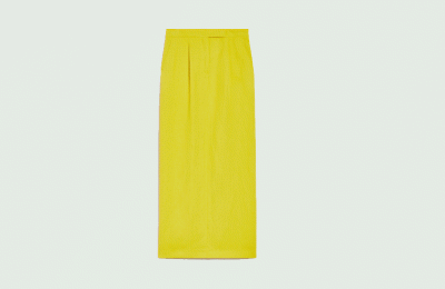 Neon κίτρινη φούστα από Max Mara
