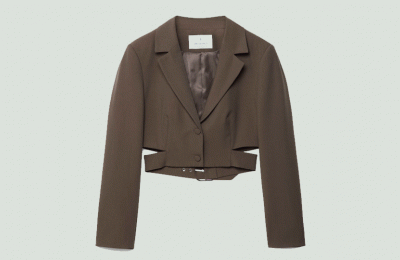 Cropped σακάκι €29.99 από Stradivarius