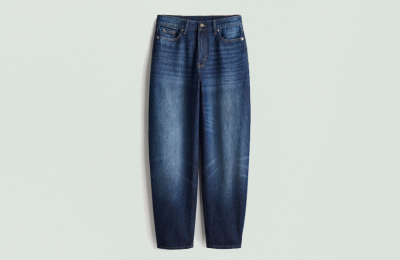 Barrel High Jeans από H&M