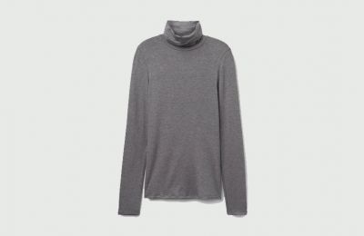 Γκρι turtle neck μπλουζάκι από Tezenis