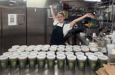 Η Αριάνα έκανε δουλειά την αγάπη της για το broth